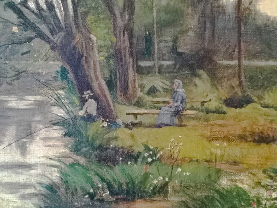 Tablou ulei pe pânză –Școală belgiană/franceză, secol XX