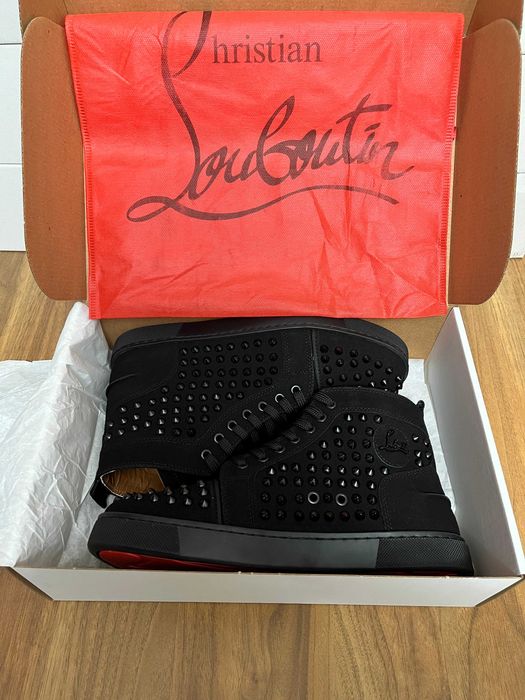 >LIVRARE GRATUITĂ< Adidasi~sneakers high top~ghete Christian Louboutin