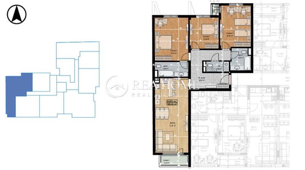Продава се Четиристаен апартамент в София, Младост 4 - 157 кв.м за 2055 €/кв.м - Снимка #1