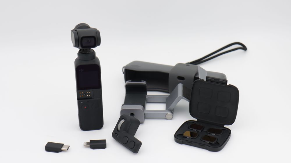 DJI Osmo Pocket + filtre ND & accesorii – stare excelentă
