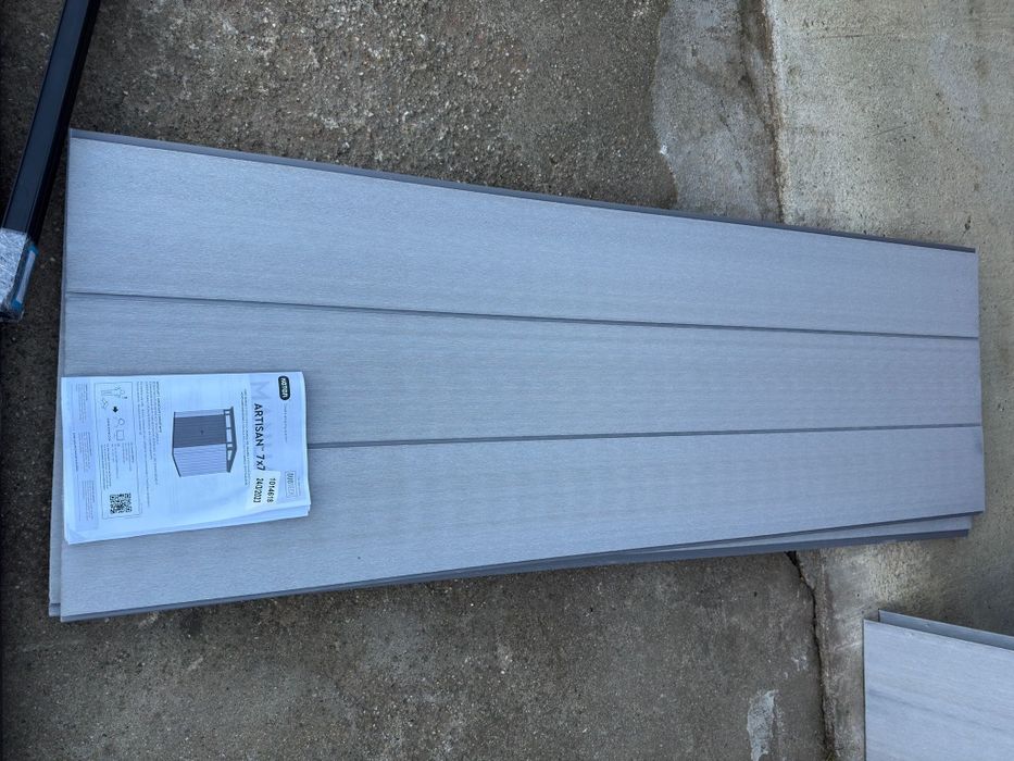 Magazie din plastic gri KETER Artisan 77, 214 x 218 cm