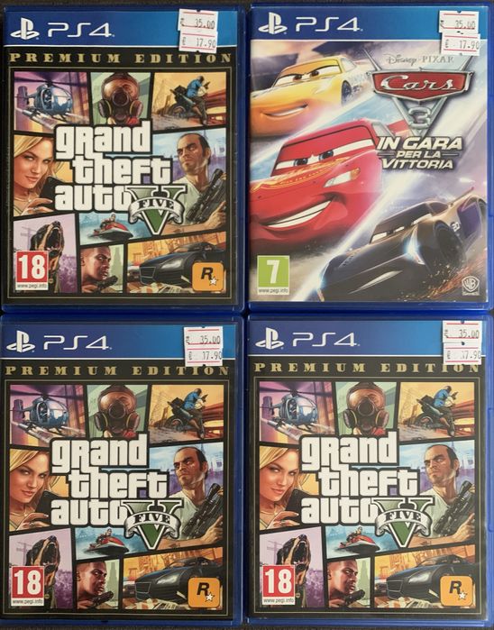 PS4 Игри за Playstation 4 - GTA V- 35 лв за брой