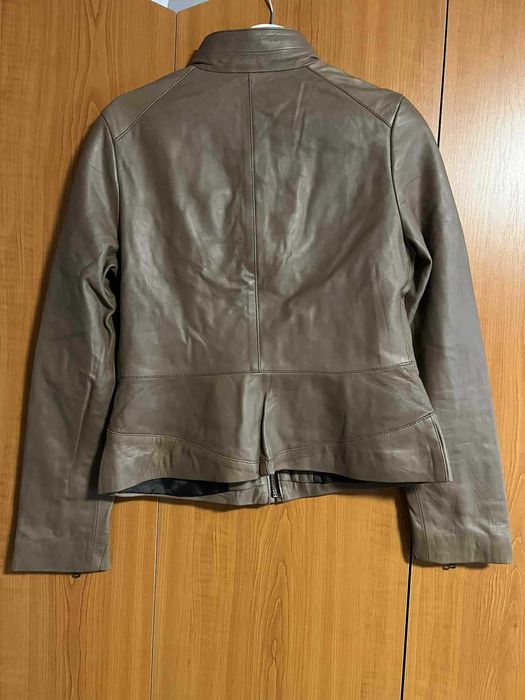 Geacă damă din piele maro – S, SM