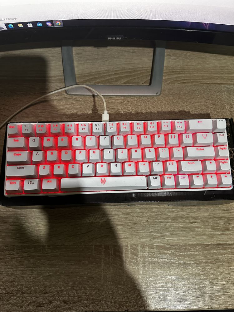 Tastatura Gaming A+ K77W Mecanica,RGB