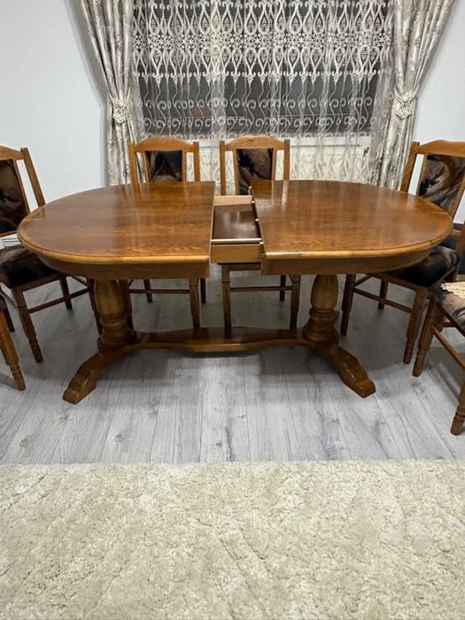 Masa extensibila lemn masiv BLACK FRIDAY