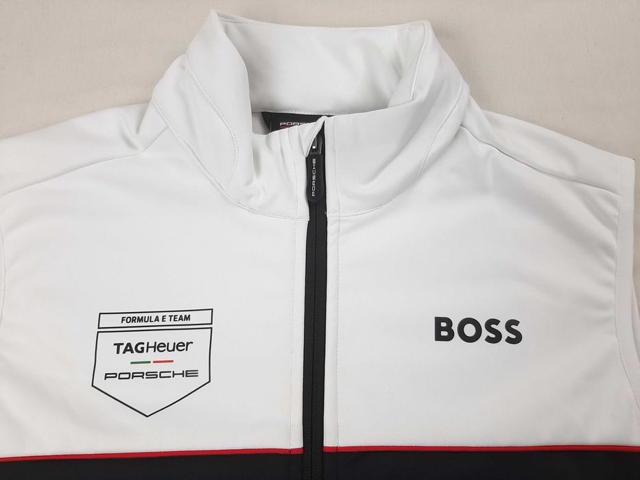 Porsche Motorsport x Boss Softshell Vest - Оригинален мъжки елек M-L