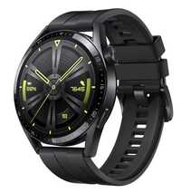 Смарт часовник Huawei Watch GT3, 46 mm, Fluoroelastomer Strap, Black