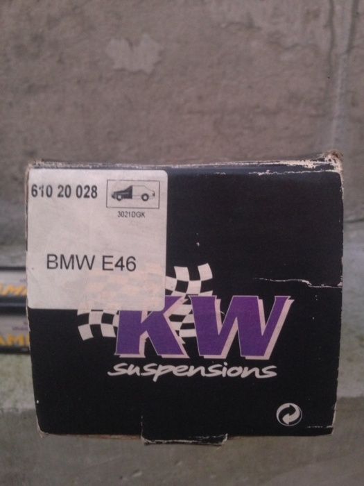 Спортно окачване БМВ Е46 М3 купе КВ койловъри KW H&R BMW E46 пружини М