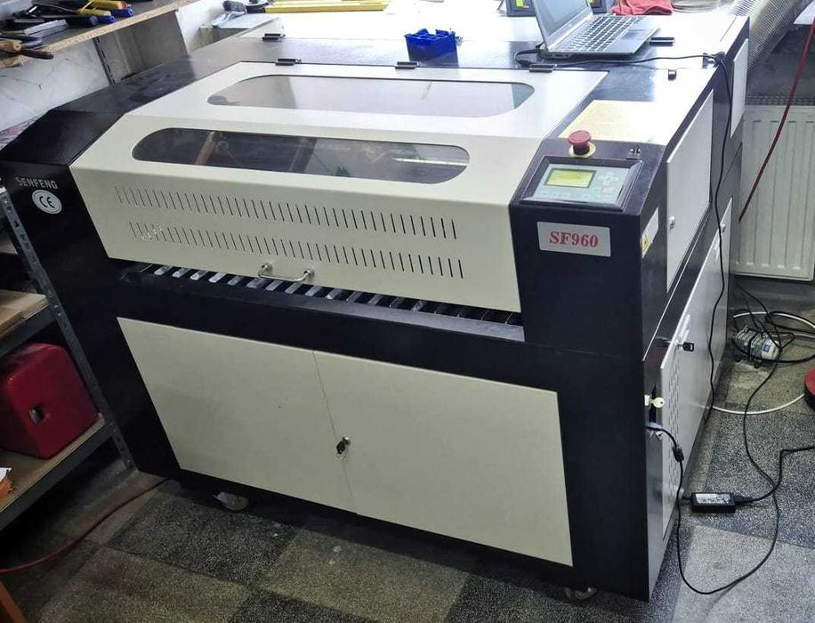 Laser gravură și tăiere CO₂ SF960 | Format 900x600mm | Stare f bună