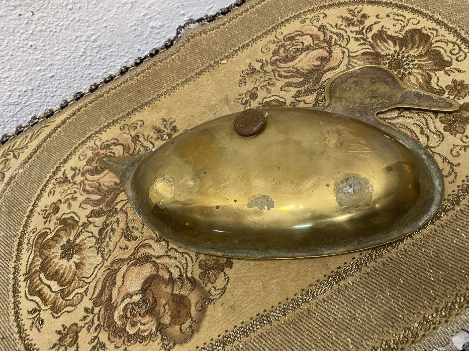 Френска месингова патица поднос