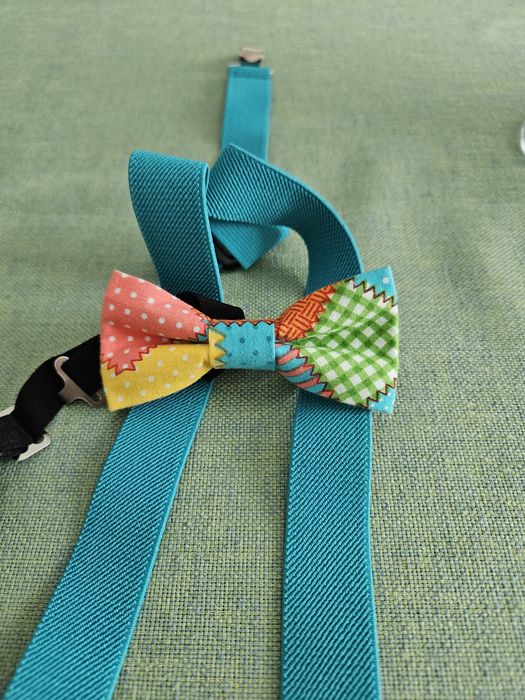 Set bretele si papion pentru copii