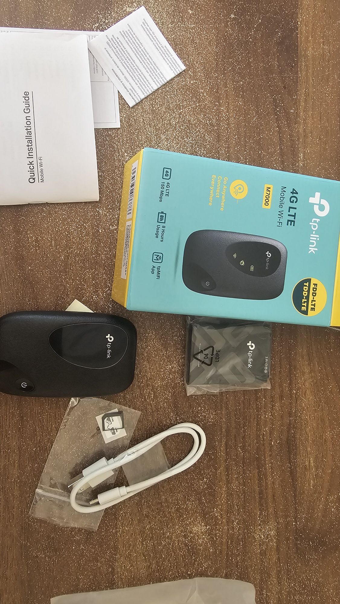 Безжичен рутер TP-Link M7000 бисквитка 4g