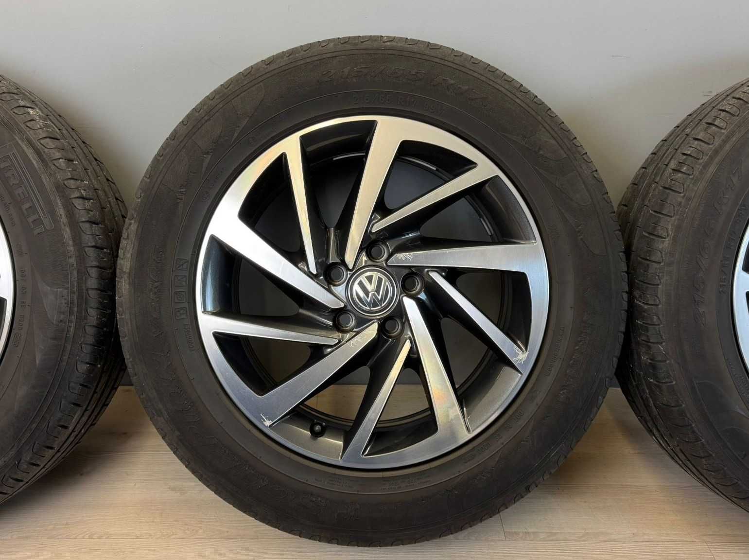 Roti/Jante Volkswagen 5x112 215/65 R17 Tiguan bicolore, Passat, Golf