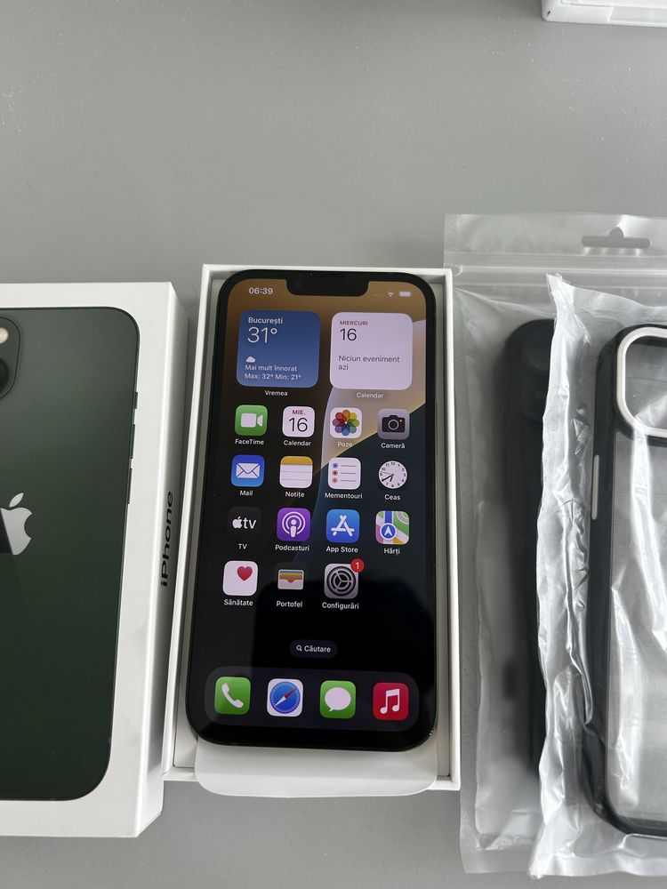 iPhone 13 Emerald Green 128gb impecabil
