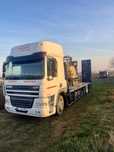 Platforma/trailer auto utilaje daf/cf410
