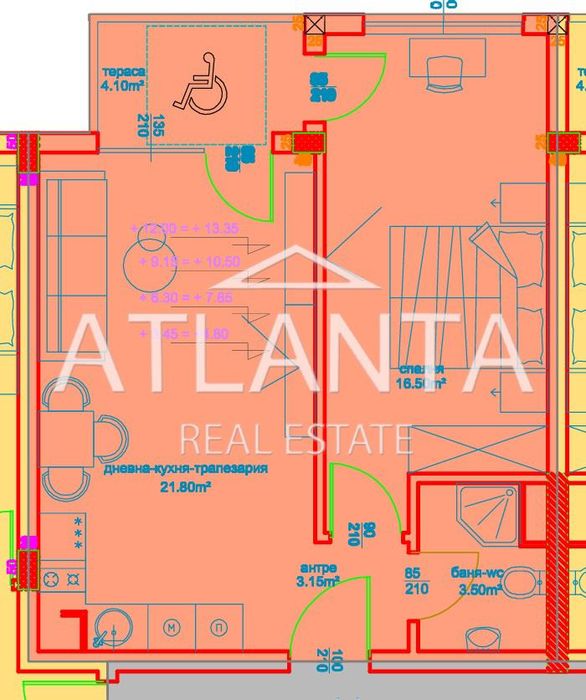 Продава се Двустаен апартамент в к.к. Слънчев бряг - 61 кв.м за 2100 €/кв.м - Снимка #9