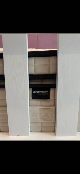 Pat Montessori căsuță, saltea Serta New York, dulap și comodă copii