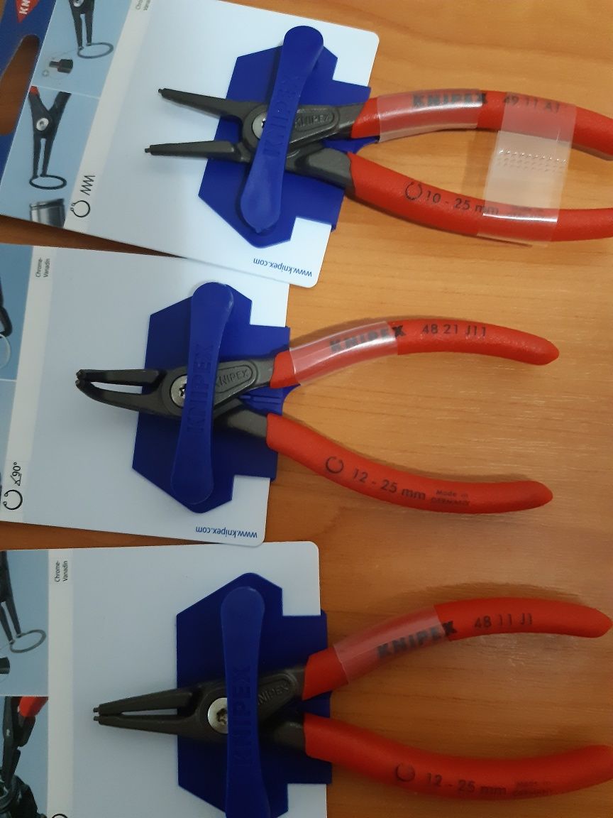 Clește de Precizie petru inele de siguranță Knipex