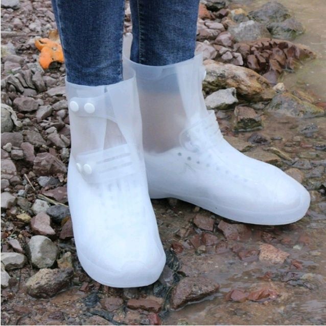 Чехол для обуви от снега и дождя, силиконовый, многоразовый.