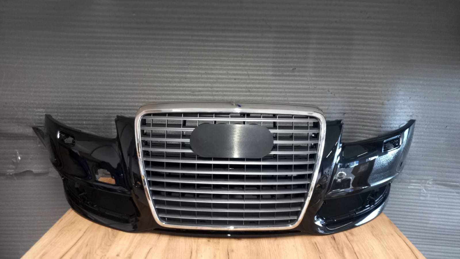 Pachet Bara Fata&Grila Radiator Audi A6 C6 FSL An 08-10 (LZ9Y (Negru))