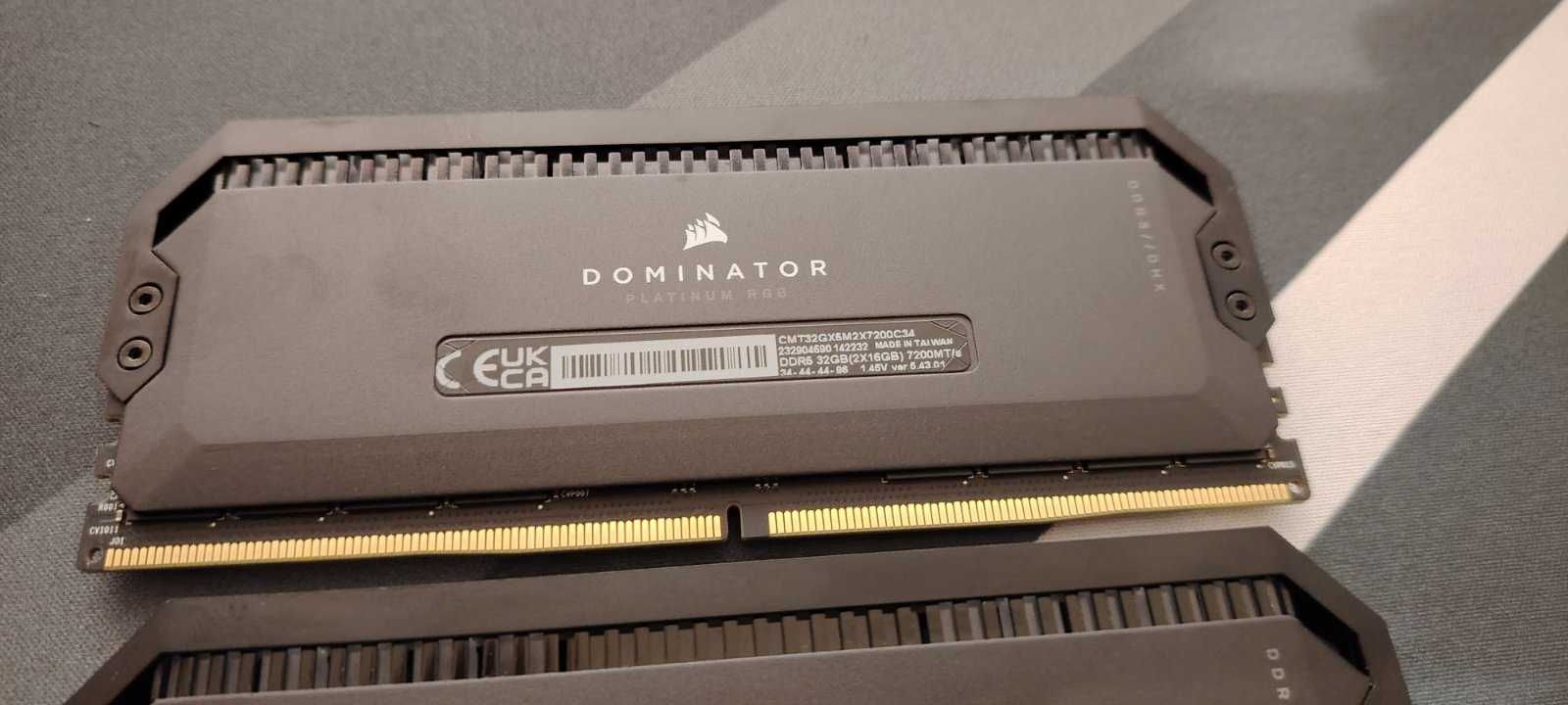 Corsair Dominator Platinum RGB 2x16GB 32GB 7200MHz DDR5 CL34