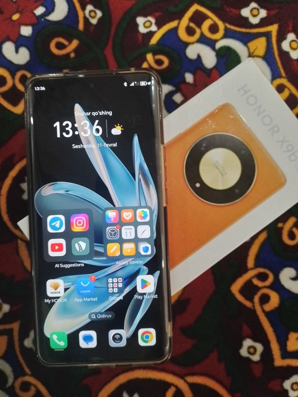 Honor x9b 5g   yangi 12;256GB ochilganiga 3oy boʻlgan