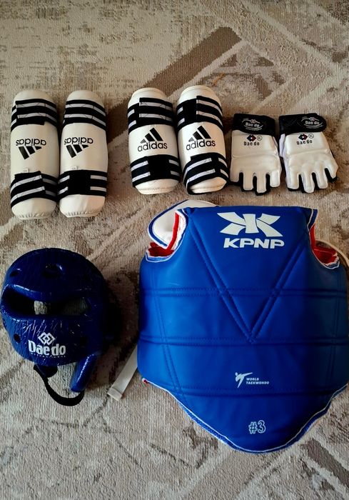 Защита для таеквондо, 6-8 лет.состояние хорошее. За всё 20000