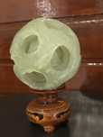 Jade puzzle ball-нефритена топка на мистериите Китай,5 топки в топка