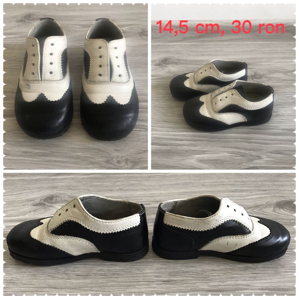 Pantofiori alb / negru