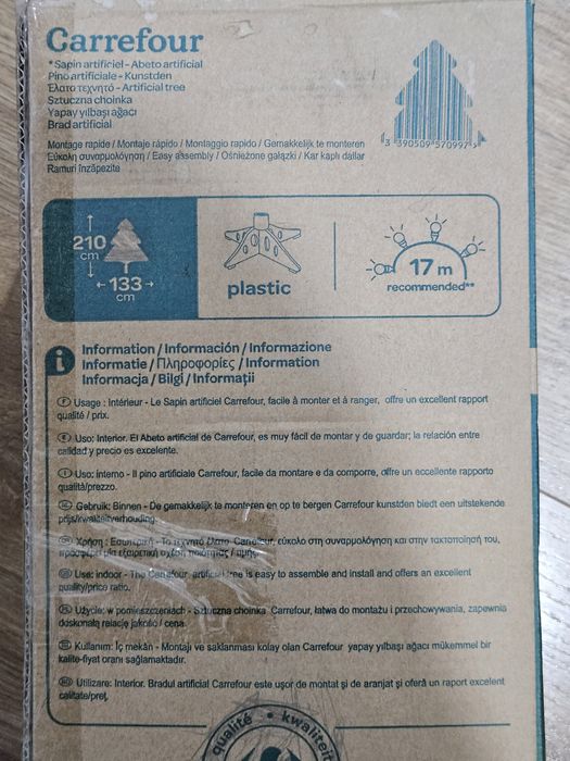 Brad artificial 210 cm