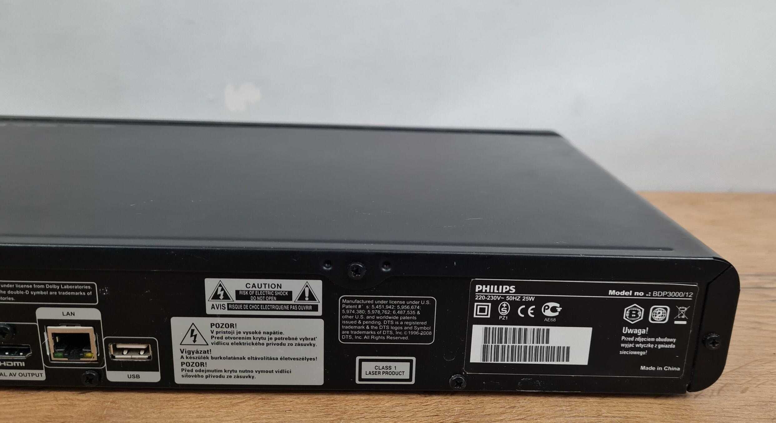 Philips Blu-Ray Player BDP3000/12