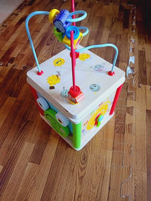 Образователна дървена играчка - 2 части