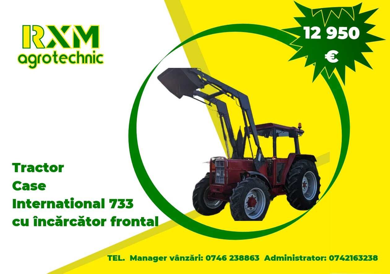 Tractor Case International 733 cu incarcator frontal