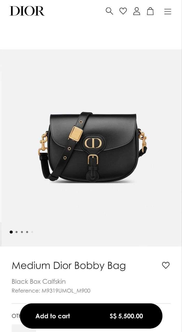 Дамска Чанта Medium Dior Bobby Bag