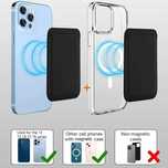 Portofel Magnetic Pentru Iphone / Culoare NEGRU