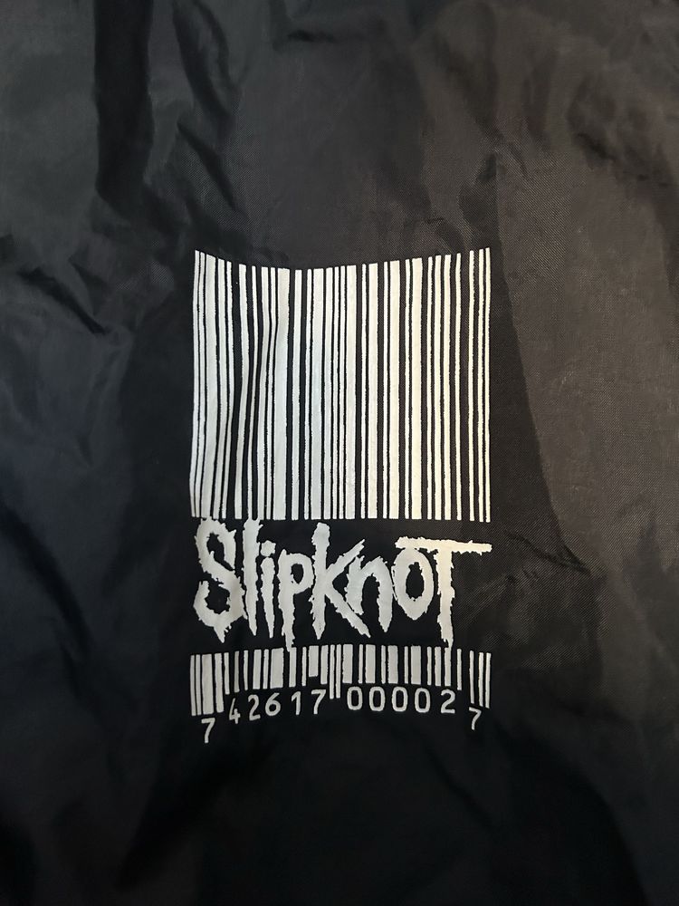 Рядка винтидж ветровка Slipknot barcode