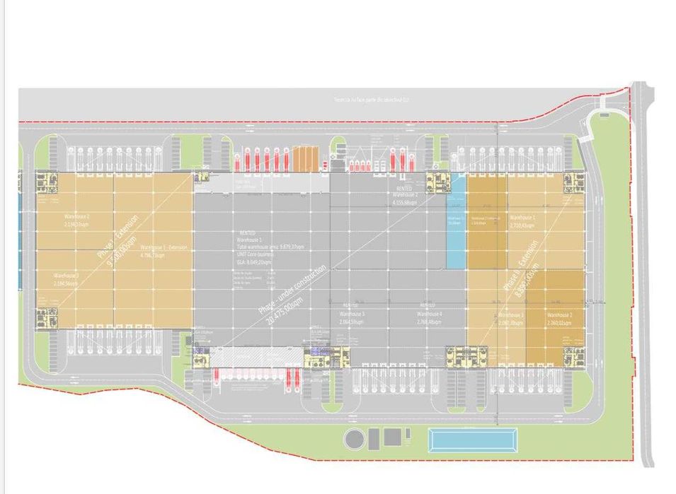 Hale si Depozite Logistice de Inchiriat Iasi,  500 - 20000 mp