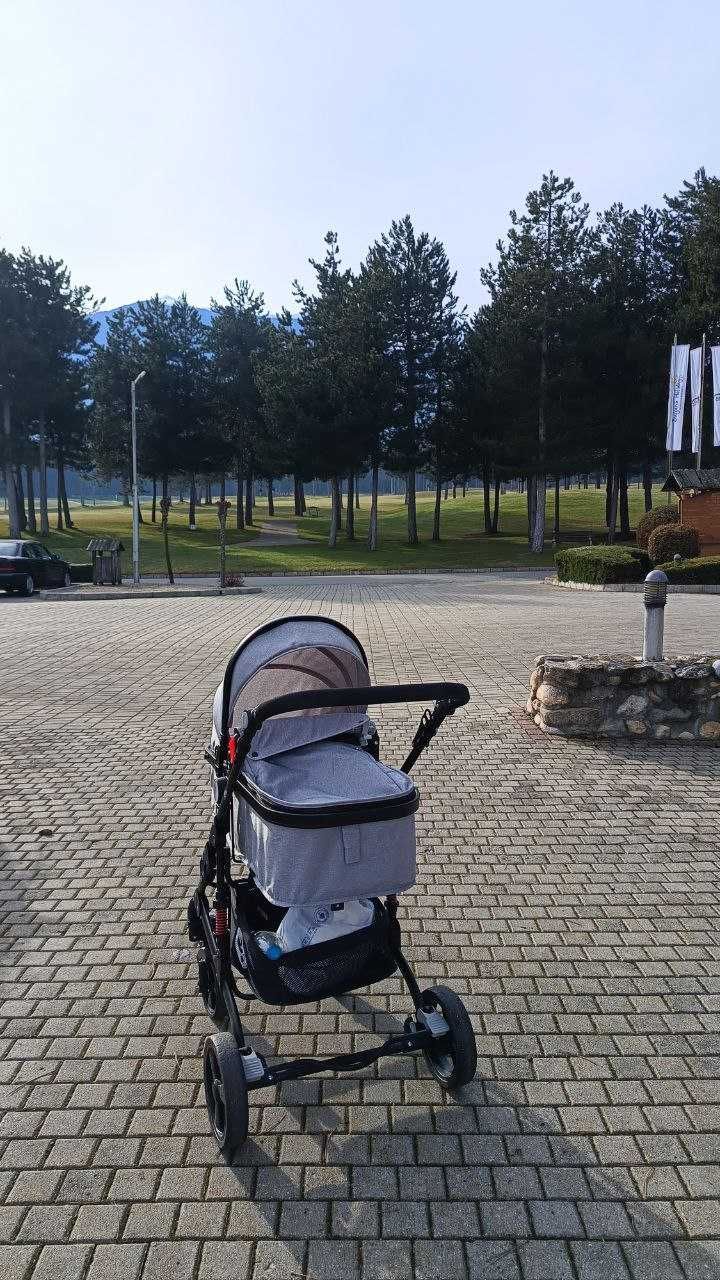 Бебешка комбинирана количка Lorelli Alba Classic (3 в 1)