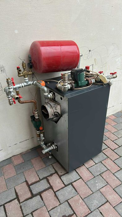 Centrala din fonta pe lemne