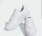ADIDAS ORIGINALS 37 1/3 23 см  маратонки 'GAZELLE BOLD' Бели Естеств