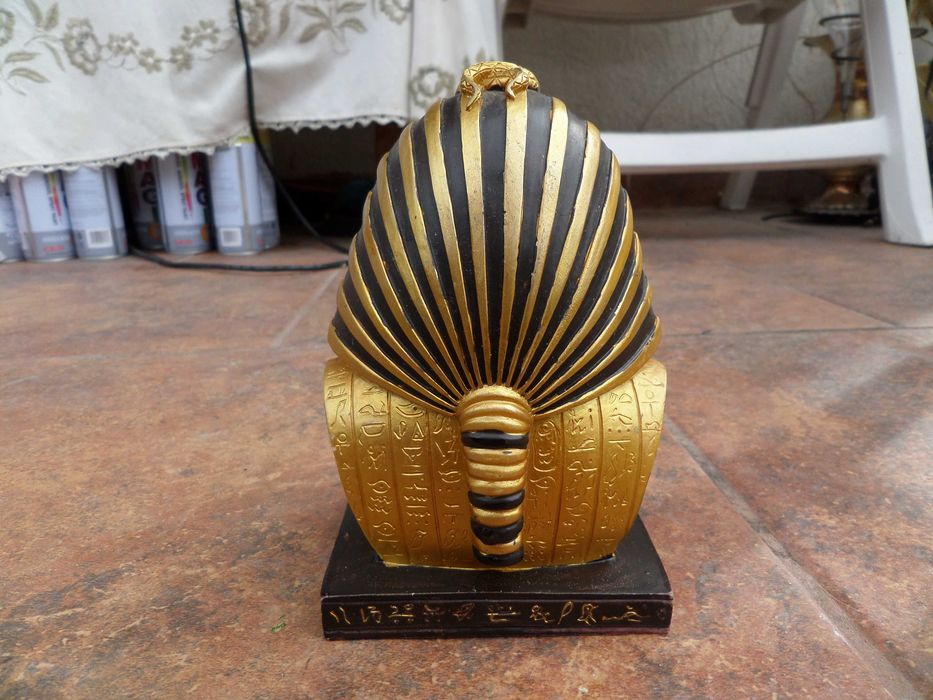 Arta egipteana Tutankhamon statueta Tutankamon masca