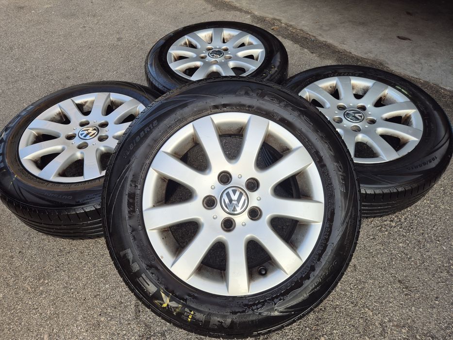 5х112/15 с гуми Фолксваген Ауди Шкода Сеат 5x112/15 VW Skoda Audi Seat