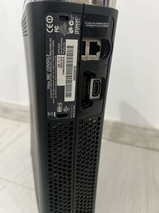 Consola XBOX 360 Fat Jasper,2 Controllere,WiFi,2 HDD 120GB,Jocuri
