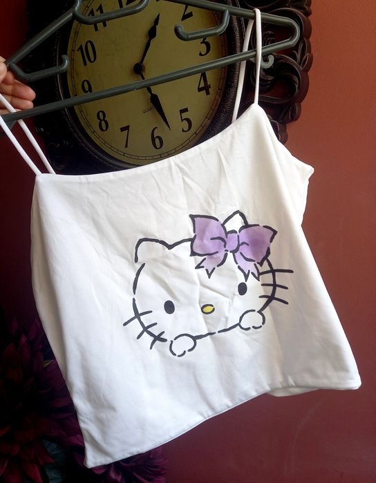Maieu hello kitty nou maieu top super dragut hello kitty