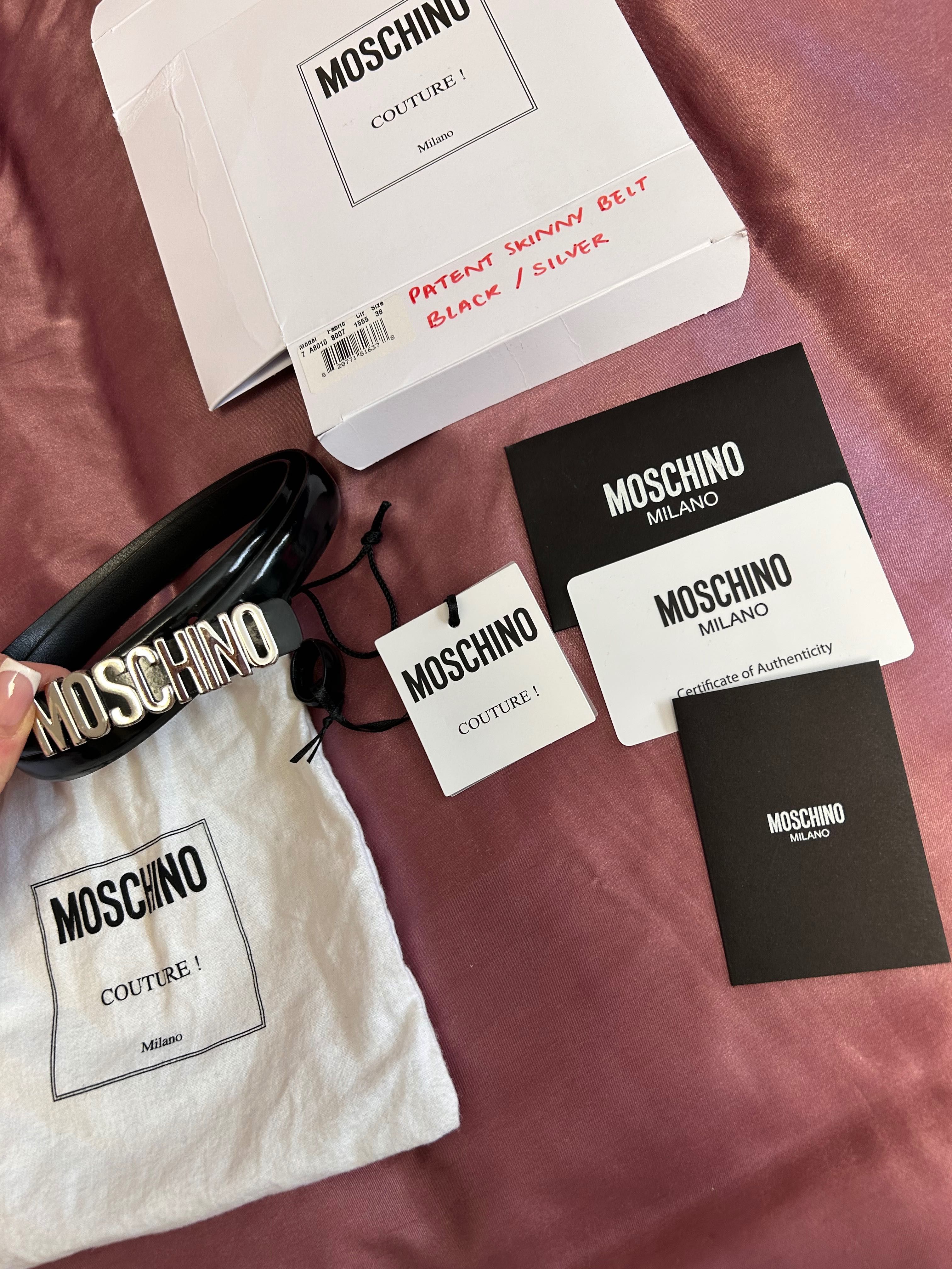 Оригинални Moschino колани естествена кожа