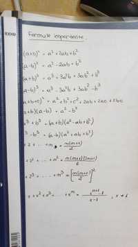 BAC de 10 - Formule BAC mate TEORIE matematica cls 9-12