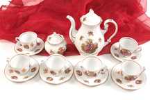 Serviciu portelan Baroque Creidlitz Bavaria, ceai-cafea, 14 piese, NOU