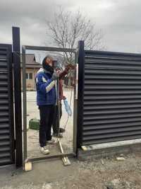 Garduri din sipca metalica, panou stil jaluzele, tabla, BCA de vanzare