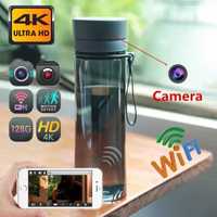 4К WIFI безжична скрита шпионска камера в спортна бутилка за вода