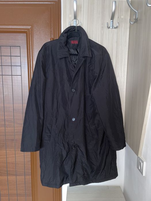 Дълго Черно Яке Зимно